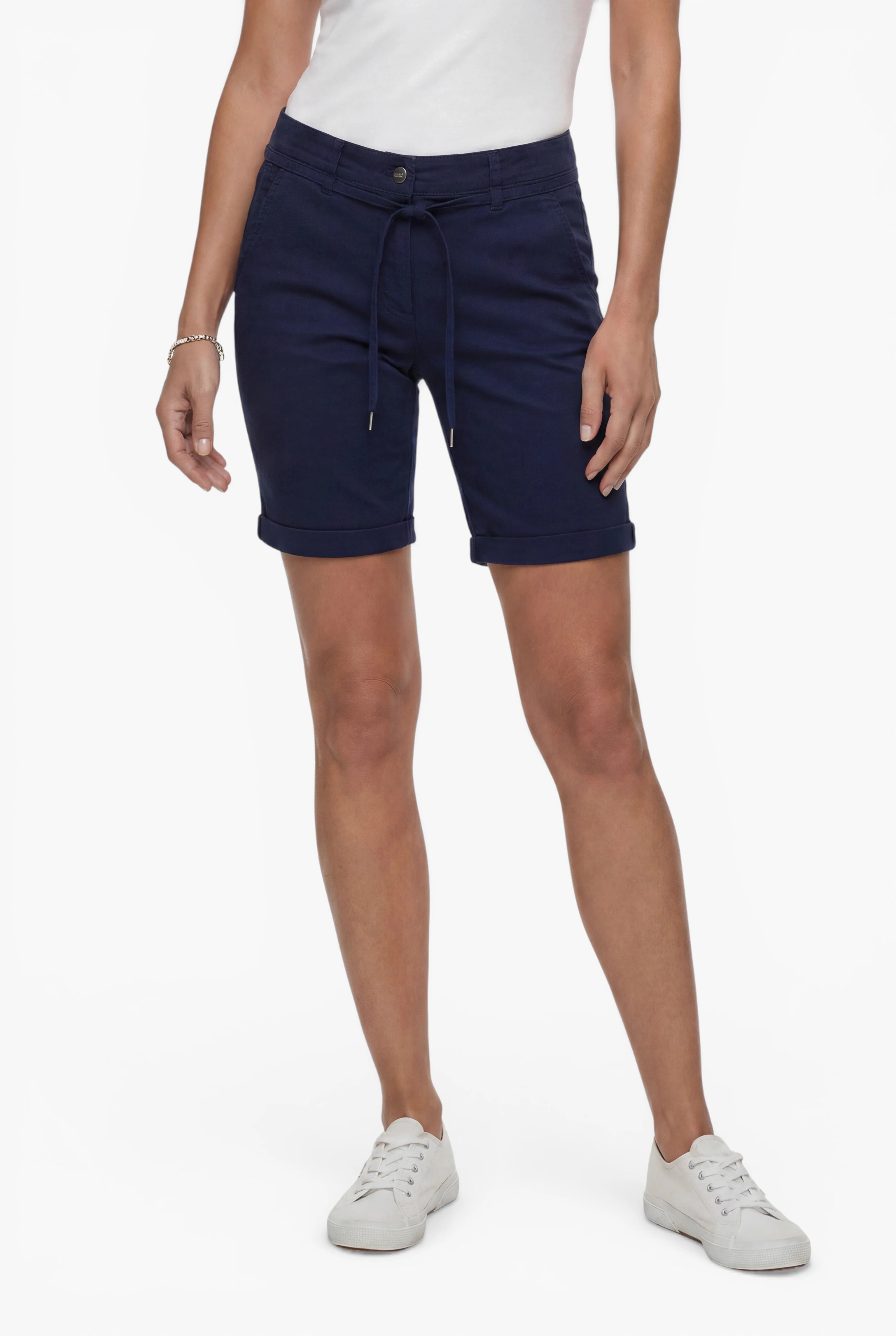 Kessy Chino-Bermudashorts aus Stretch-Baumwolle