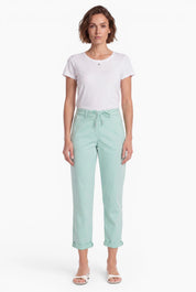 Kessy Chino-Hose aus Baumwollstretch mit Stoffgürtel