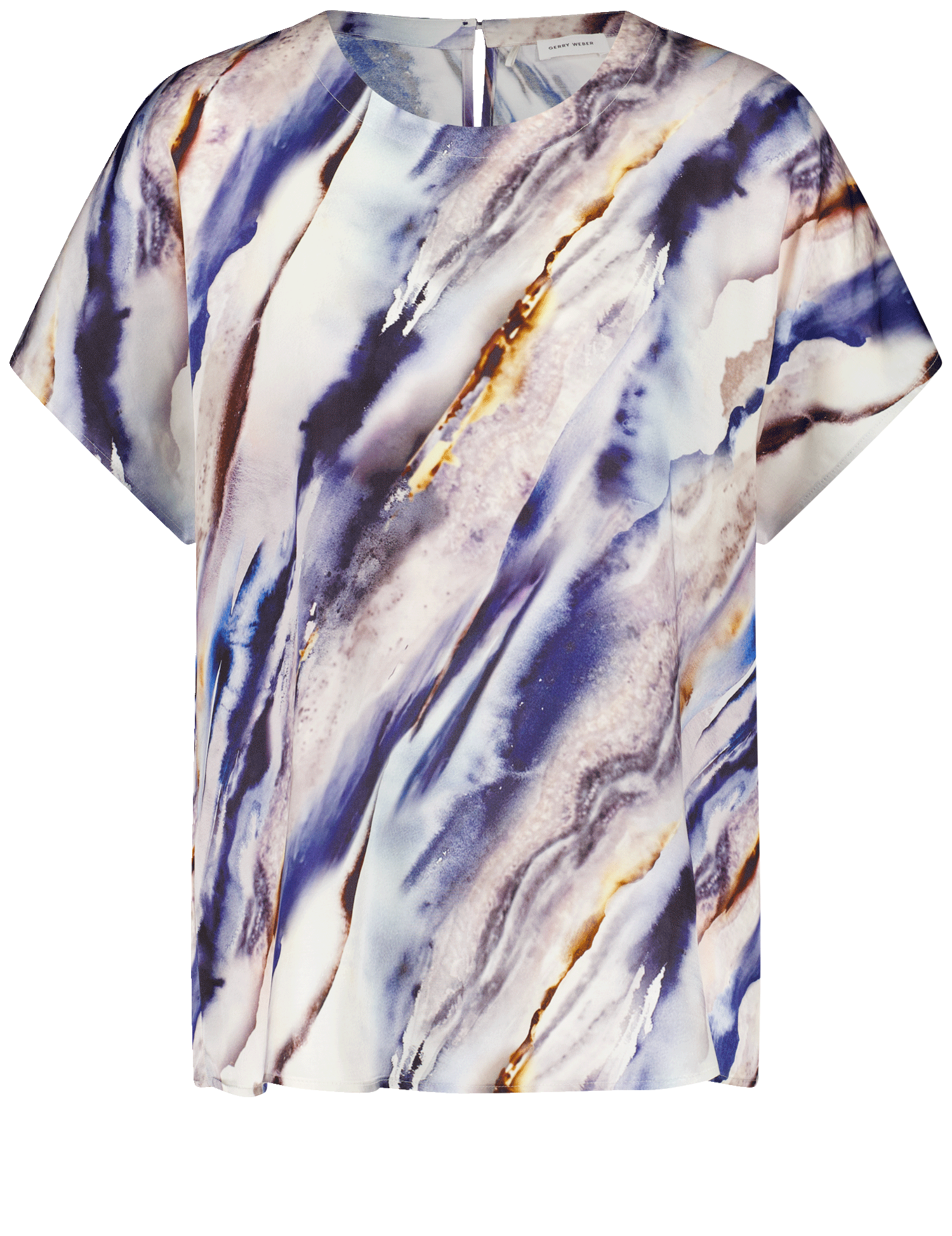 Damen Bluse mit kurzen Ärmeln