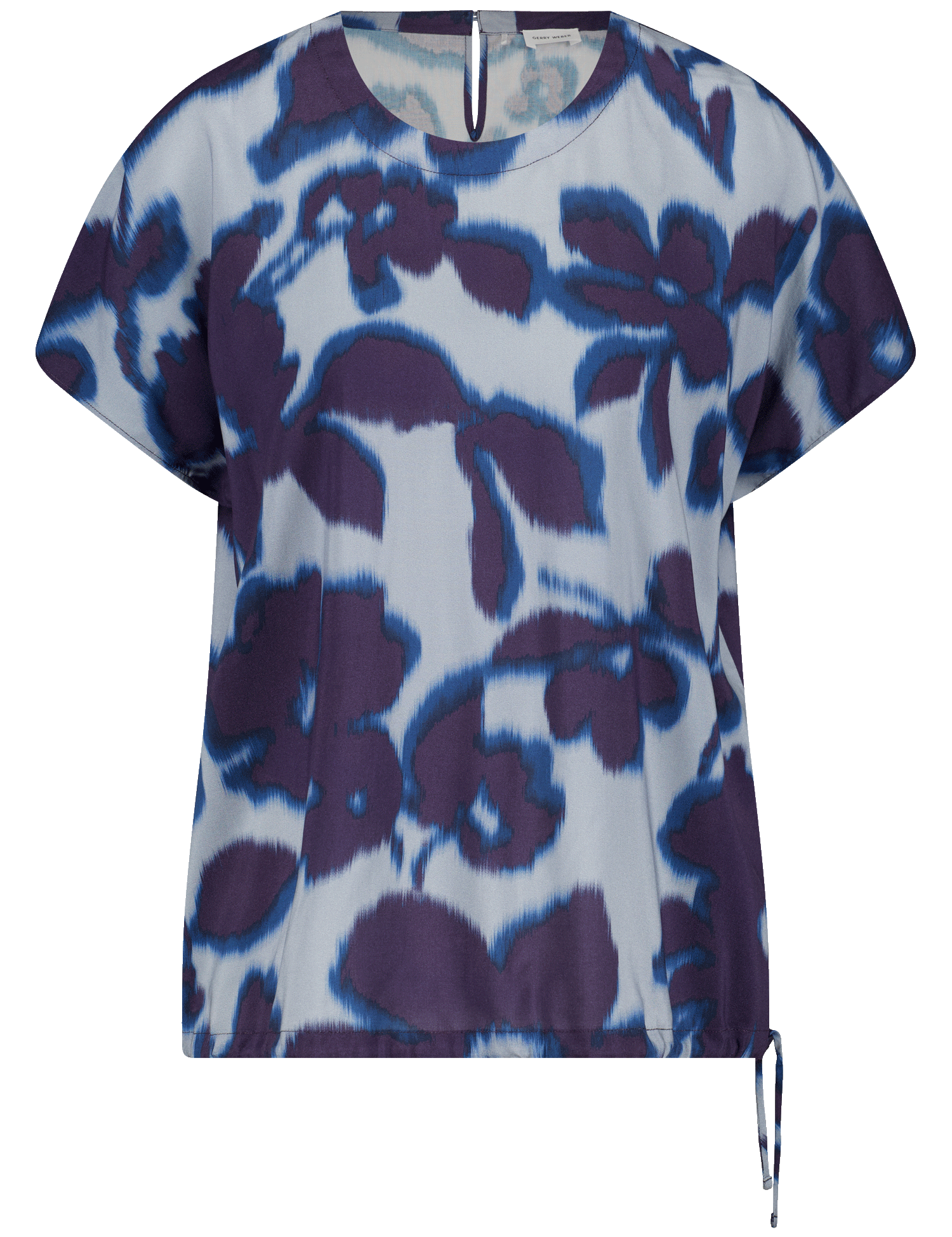 Damen Bluse mit kurzen Ärmeln