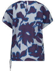 Damen Bluse mit kurzen Ärmeln