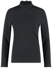 Damen Langarmshirt mit Kragen