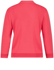 Damen Pullover mit Polokragen