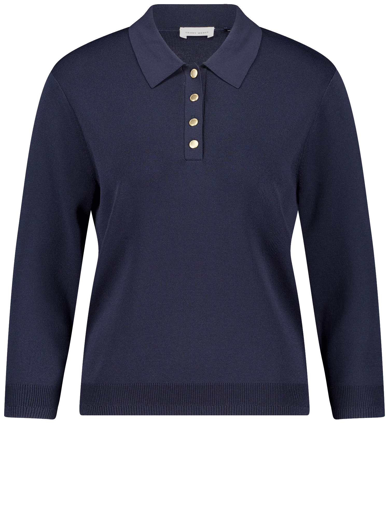 Damen Pullover mit Polokragen