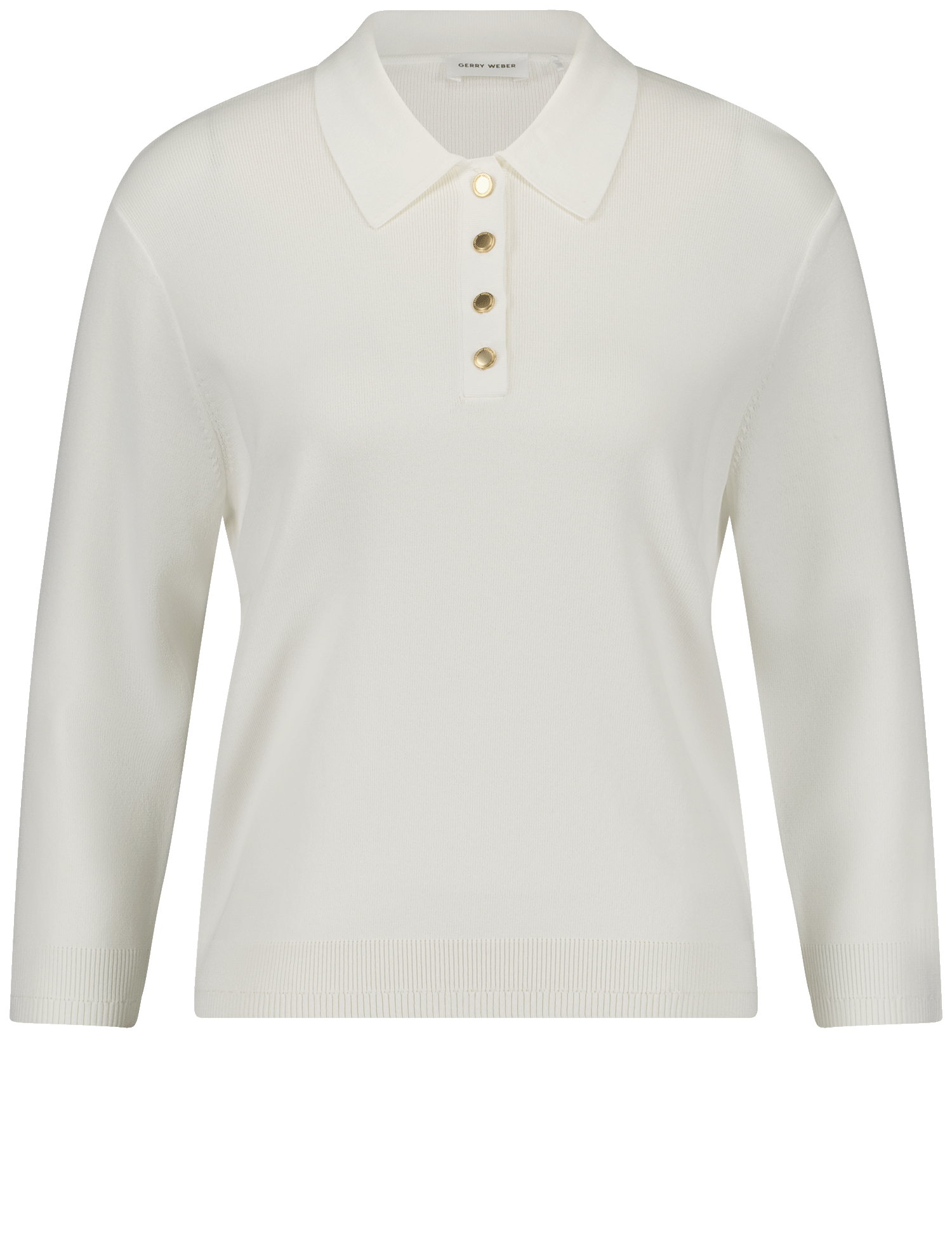 Damen Pullover mit Polokragen