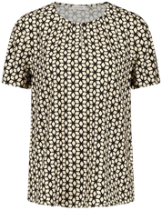 Damen Bluse mit kurzen Ärmeln