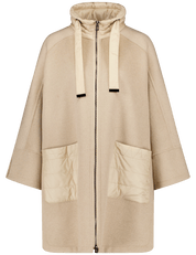 Damen Mantel mit Reißverschluss