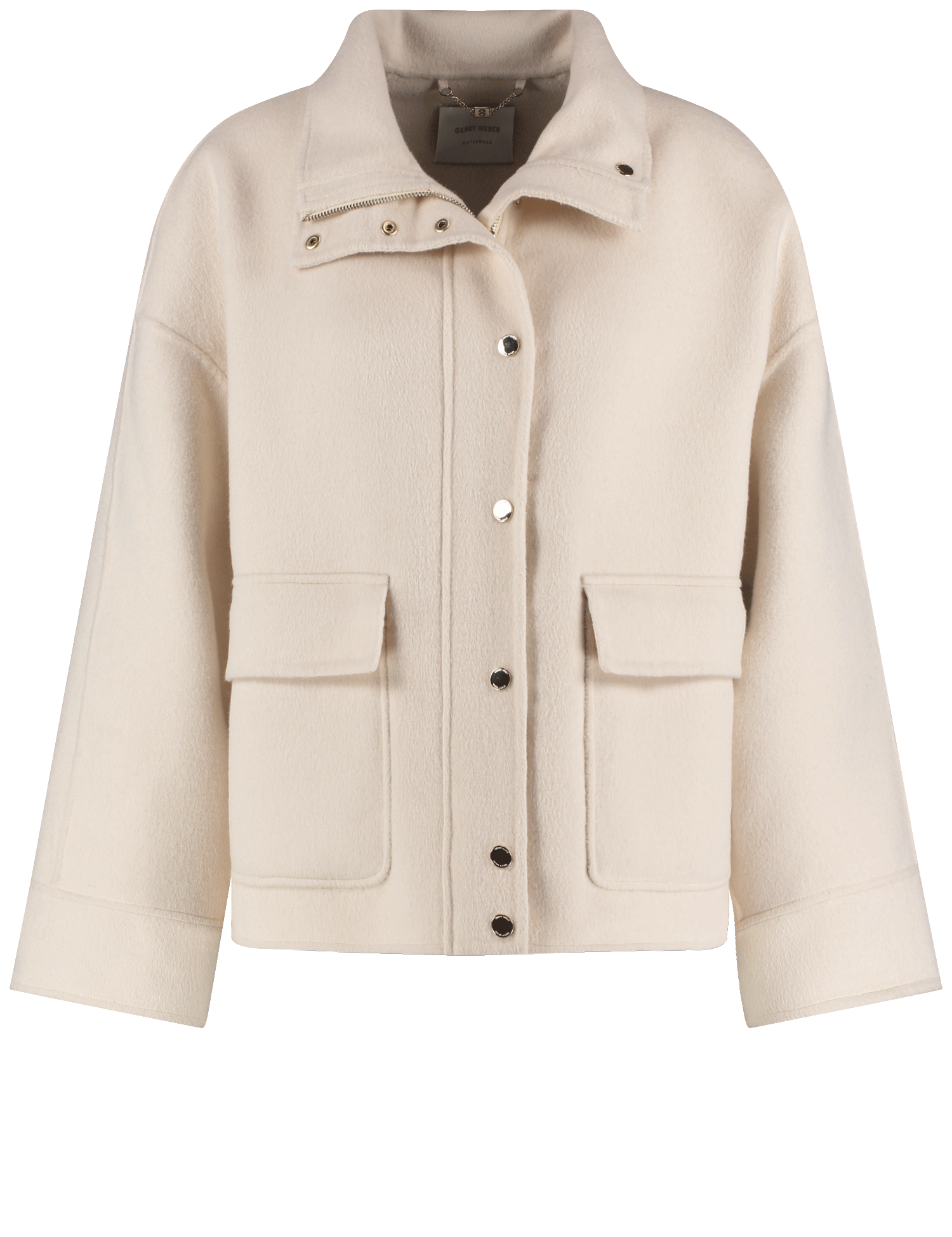 Damen Jacke mit langen Ärmeln aus Webstoff