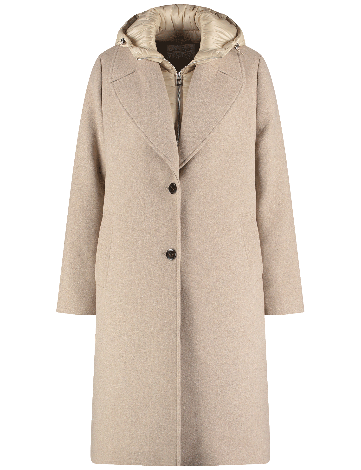 Damen Jacke mit langen Ärmeln aus Webstoff