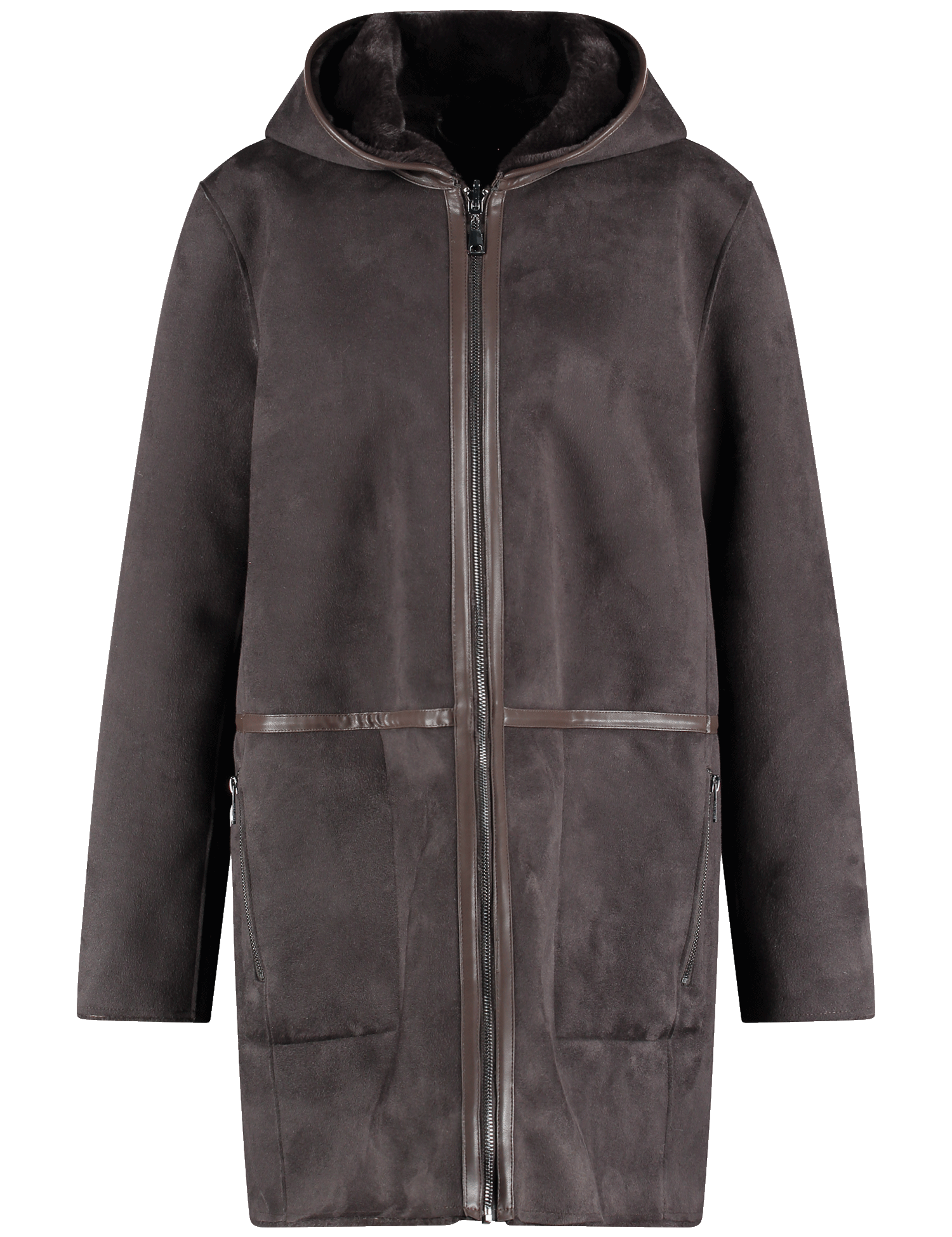 Damen Mantel mit Reißverschluss