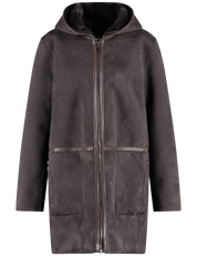 Damen Mantel mit Reißverschluss