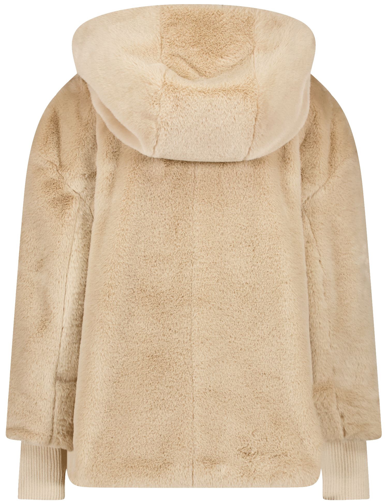 Damen Teddyjacke mit Kapuze