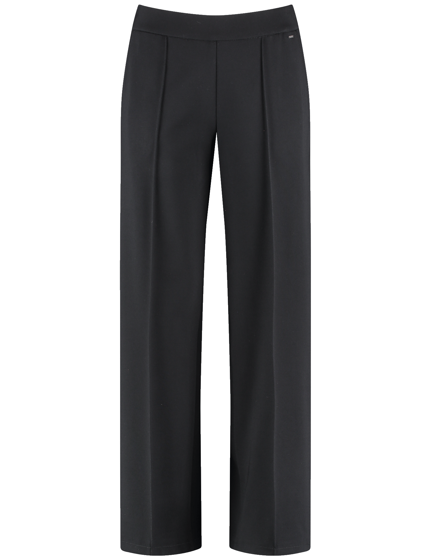 Fließend geschnittene Hose mit weitem Bein