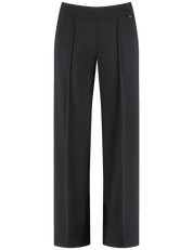 Fließend geschnittene Hose mit weitem Bein