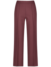 Fließend geschnittene Hose mit weitem Bein