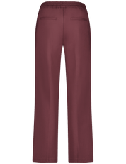 Fließend geschnittene Hose mit weitem Bein