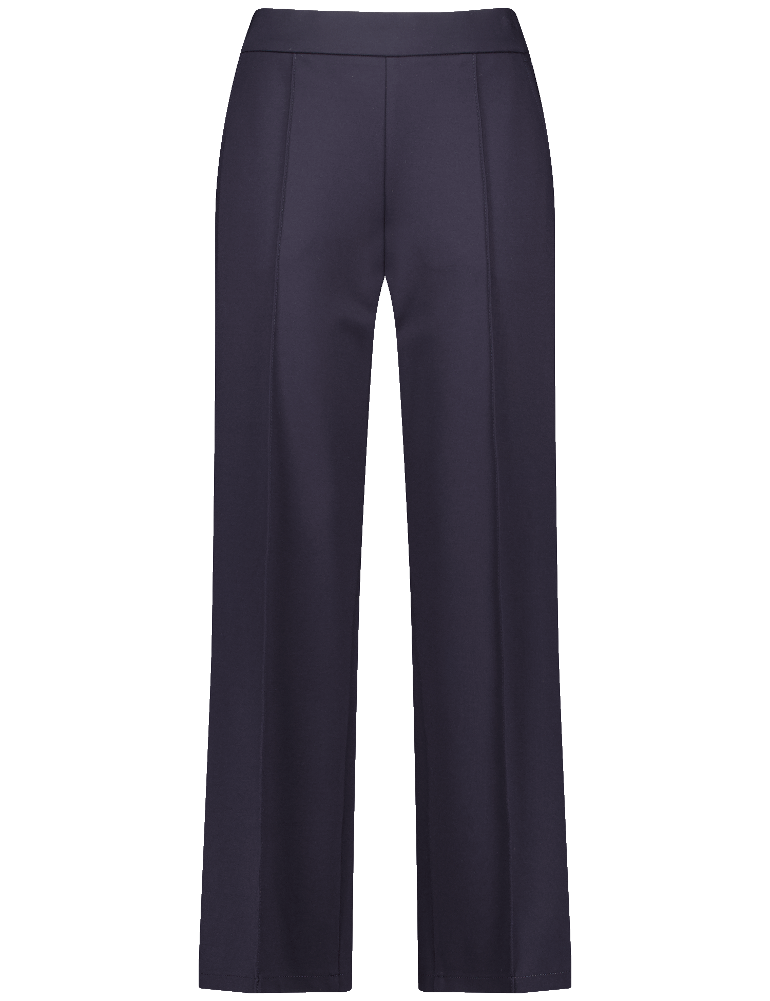 Fließend geschnittene Hose mit weitem Bein