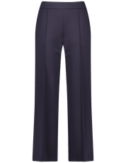 Fließend geschnittene Hose mit weitem Bein