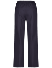 Fließend geschnittene Hose mit weitem Bein