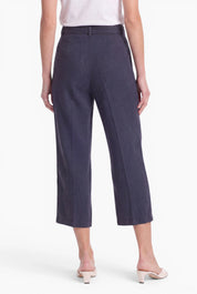 Chinos mit weitem Bein aus Lyocell™ mit Stoffgürtel
