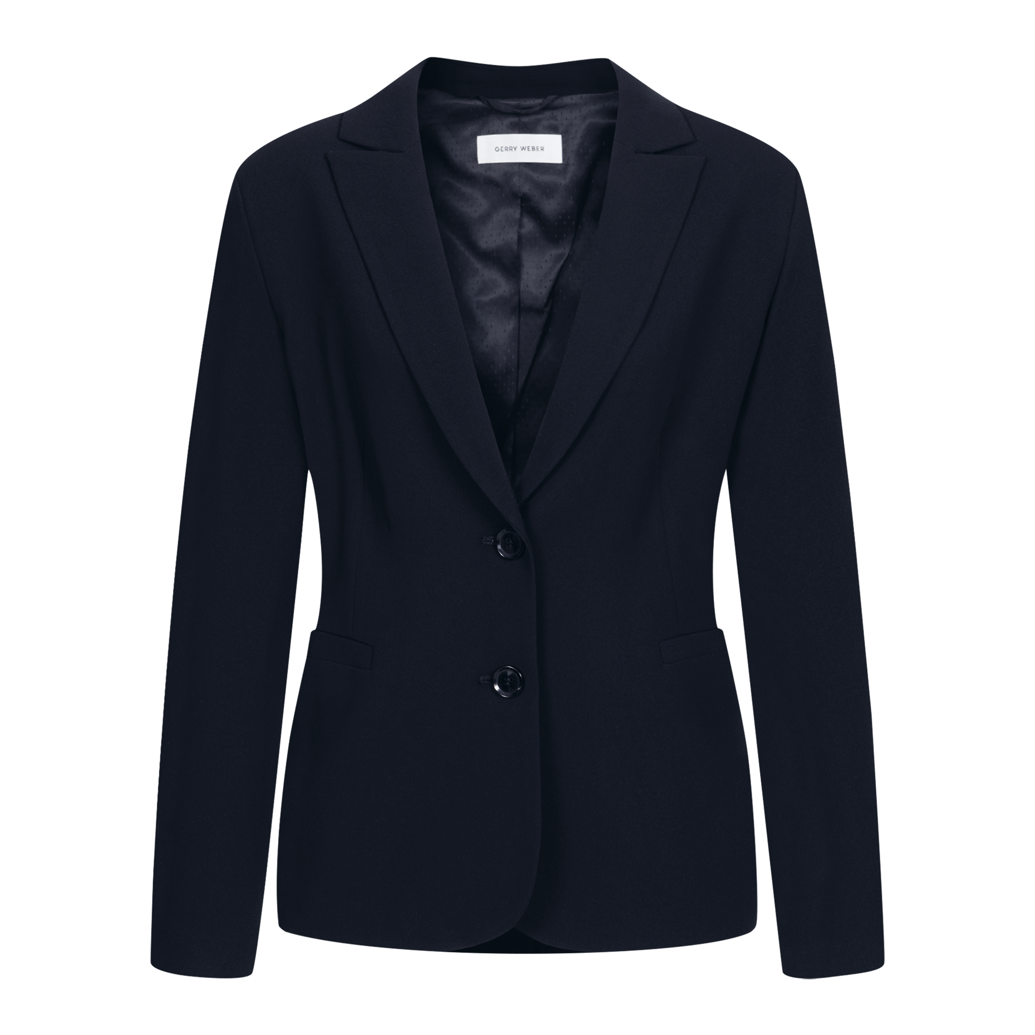 Damen Blazer mit langen Ärmeln aus Webstoff