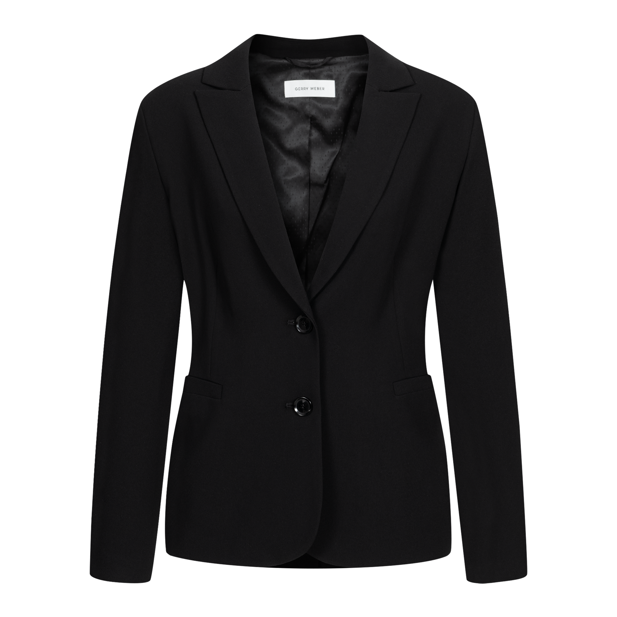Damen Blazer mit langen Ärmeln aus Webstoff