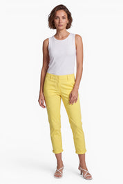 Kessy Chino-Hose aus Baumwollstretch mit Stoffgürtel