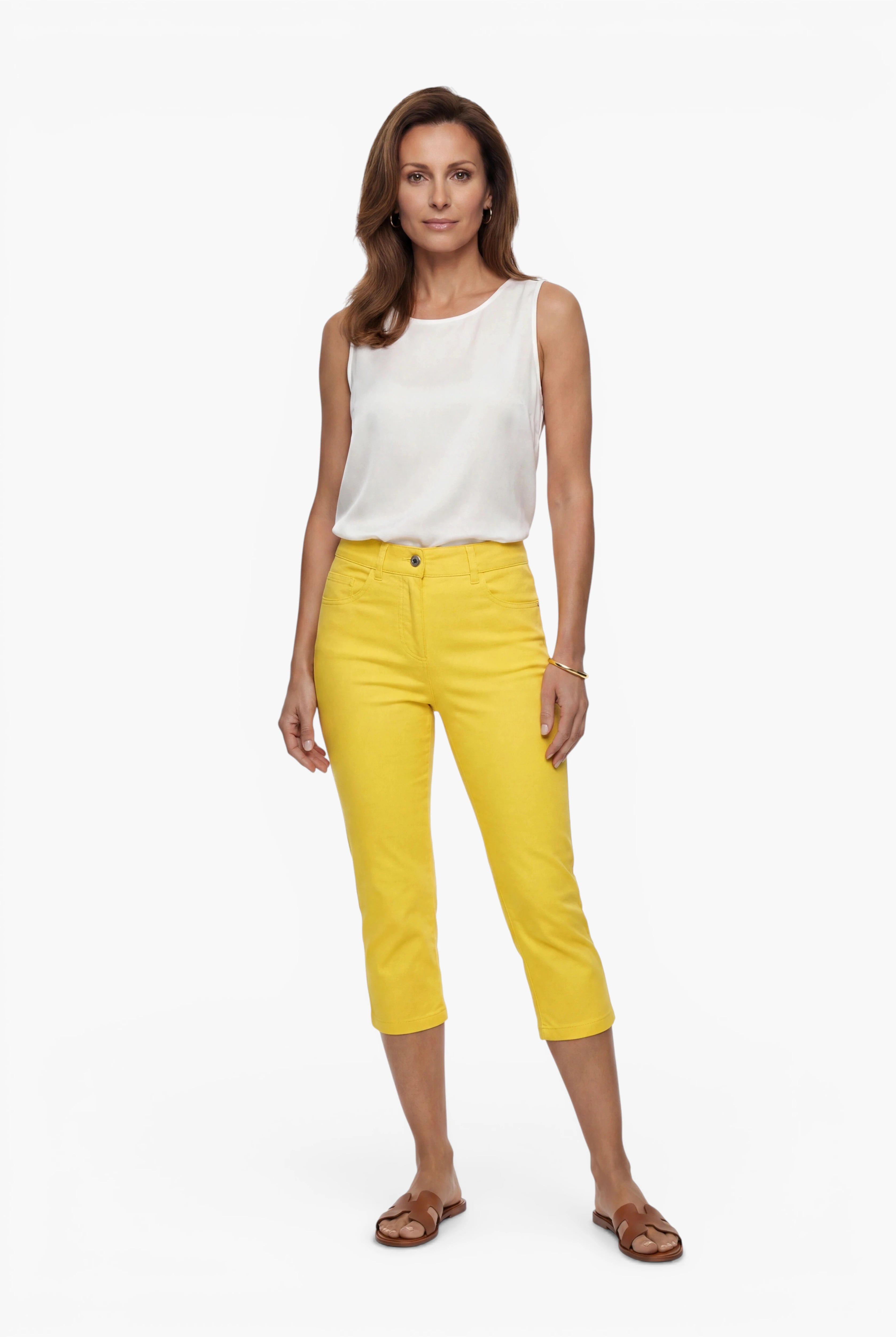 Soline Caprihose aus Stretch-Baumwolle