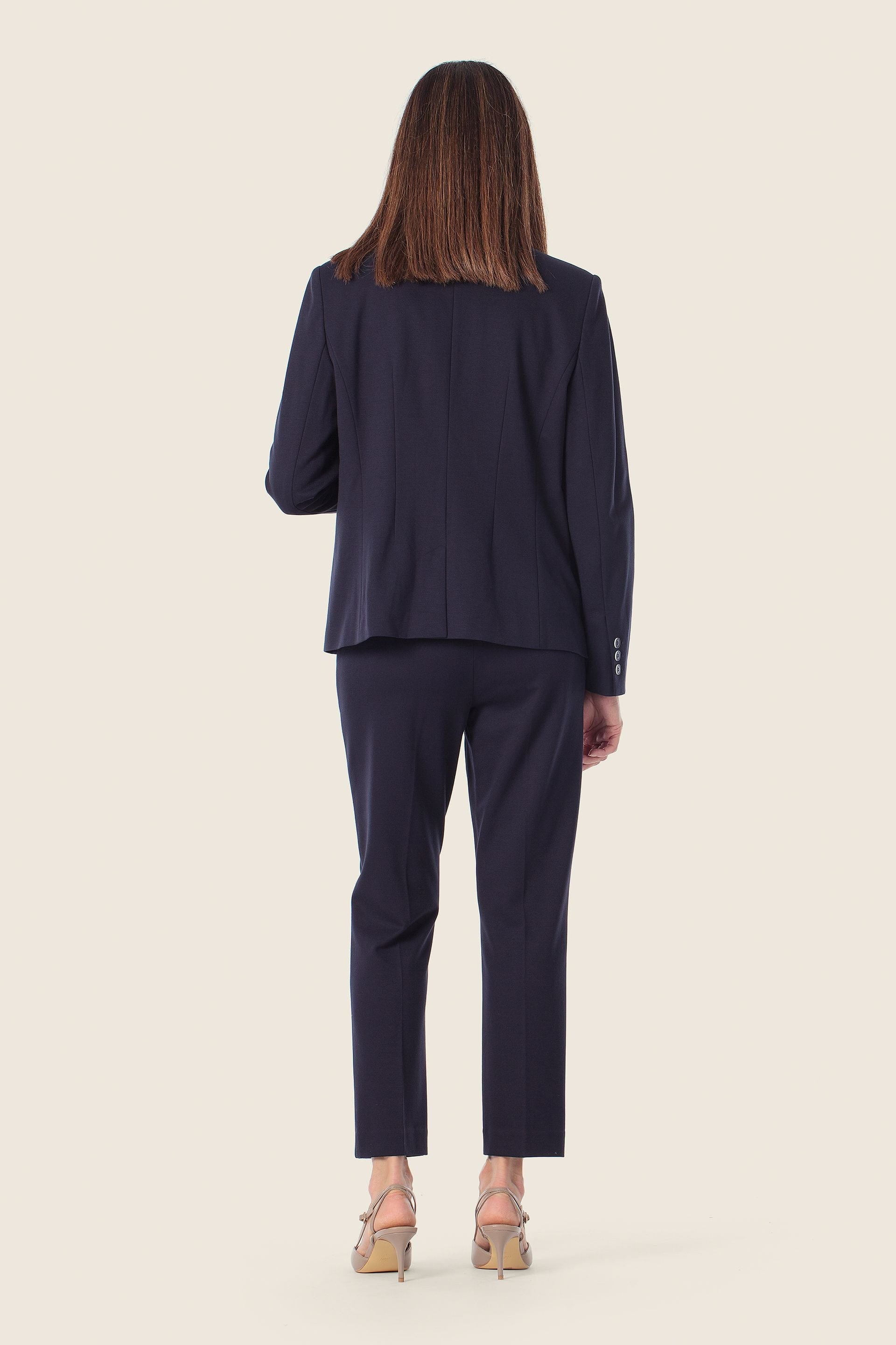 Kurzer Blazer Baumwollmischung