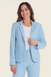 Kurzer Blazer Baumwollmischung