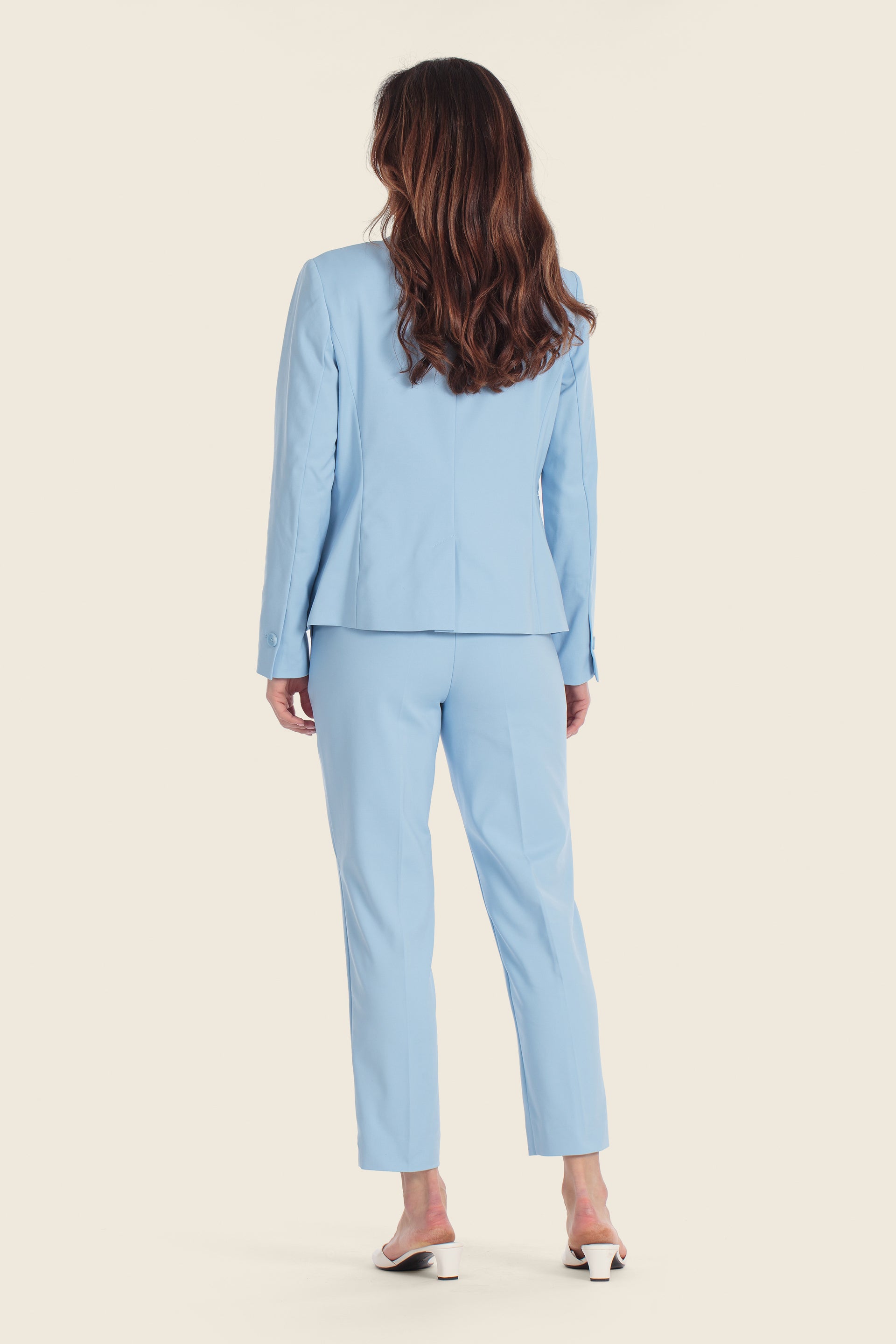 Kurzer Blazer Baumwollmischung