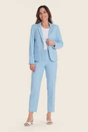 Kurzer Blazer Baumwollmischung