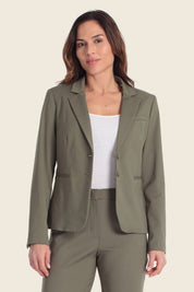 Kurzer Blazer Baumwollmischung