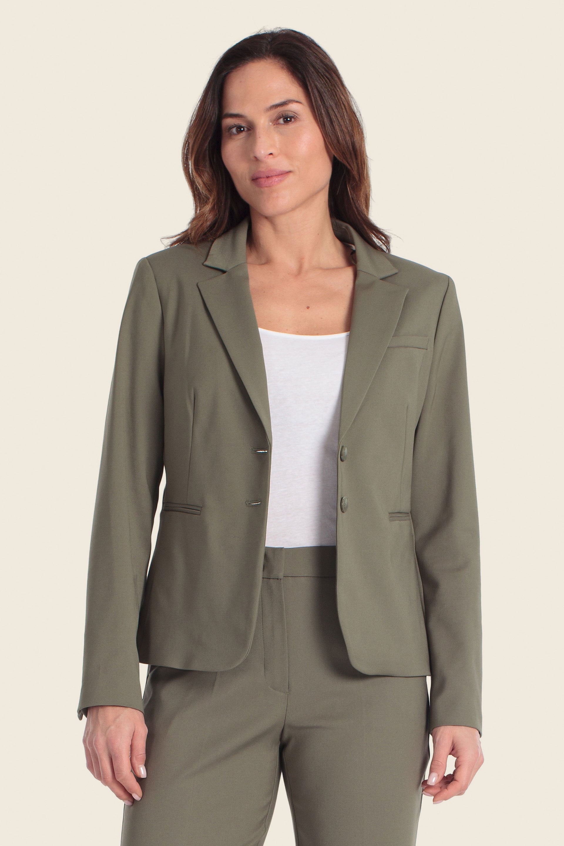 Kurzer Blazer Baumwollmischung