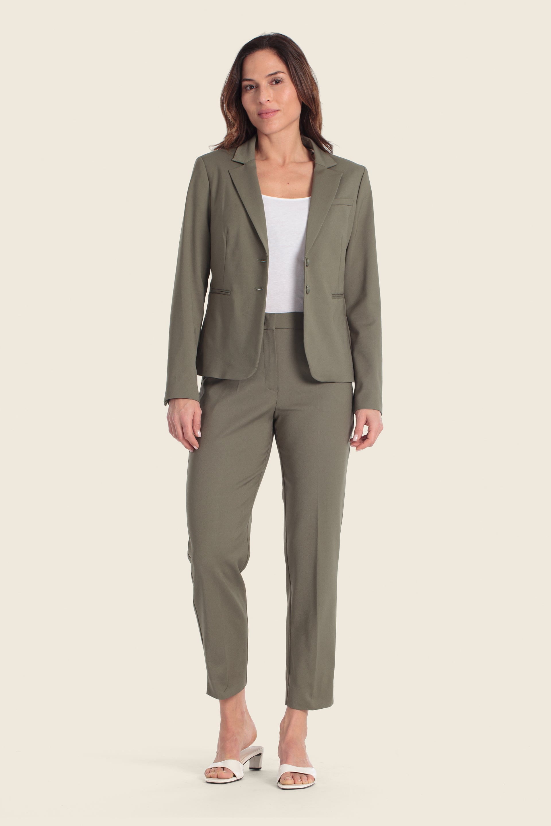 Kurzer Blazer Baumwollmischung