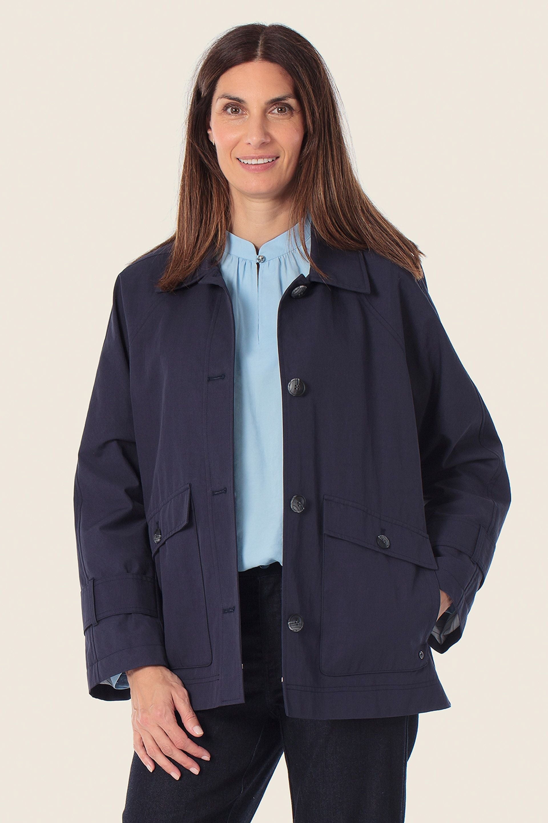 Trenchcoat kurz dunkelblau von GERRY WEBER