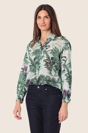 Langarm Bluse in Grüntönen von GERRY WEBER