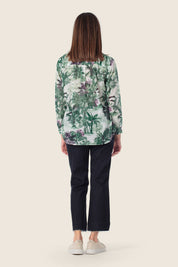 Langarm Bluse in Grüntönen von GERRY WEBER