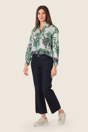 Langarm Bluse in Grüntönen von GERRY WEBER