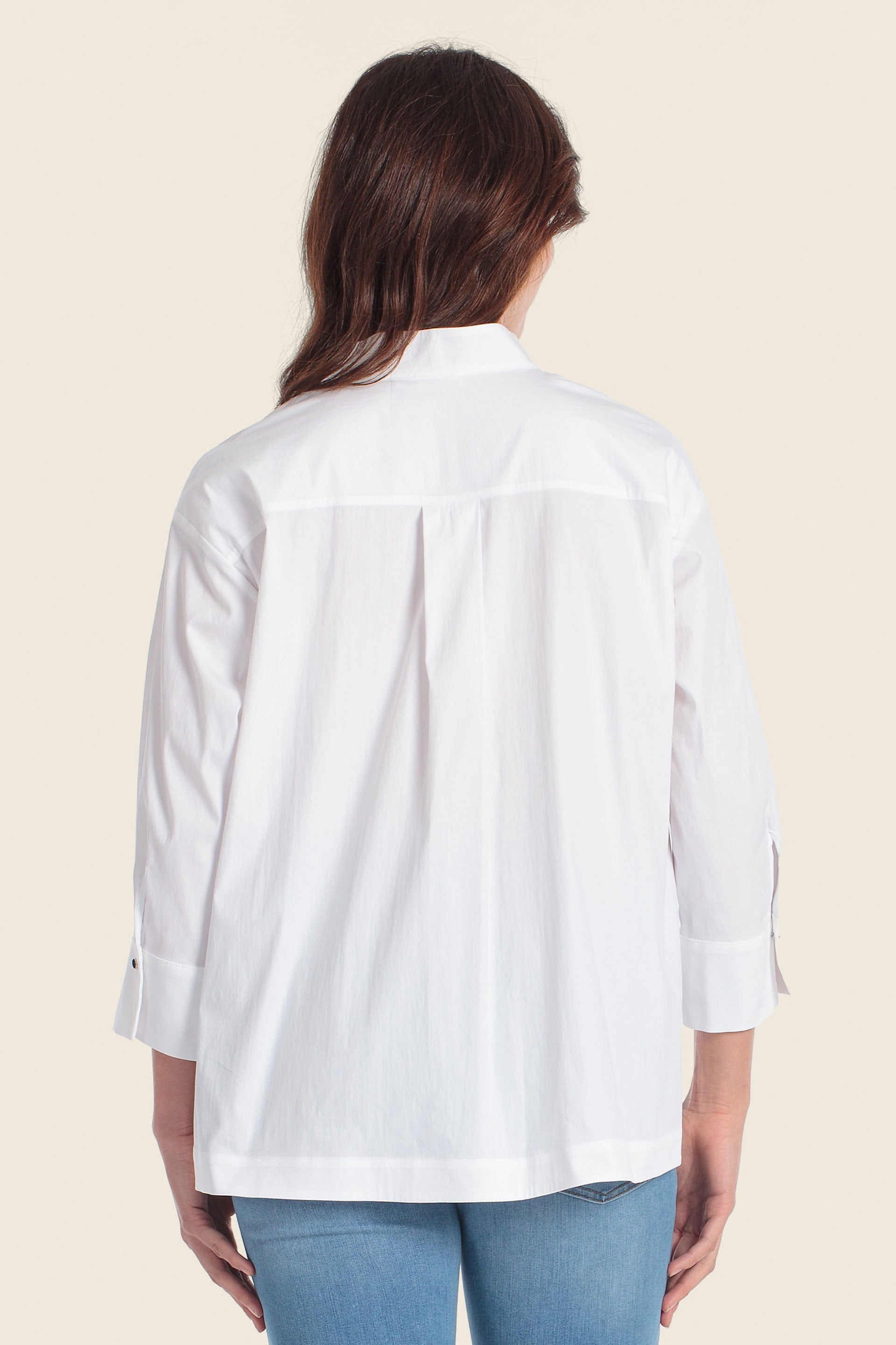 Baumwoll Bluse minimalistisch
