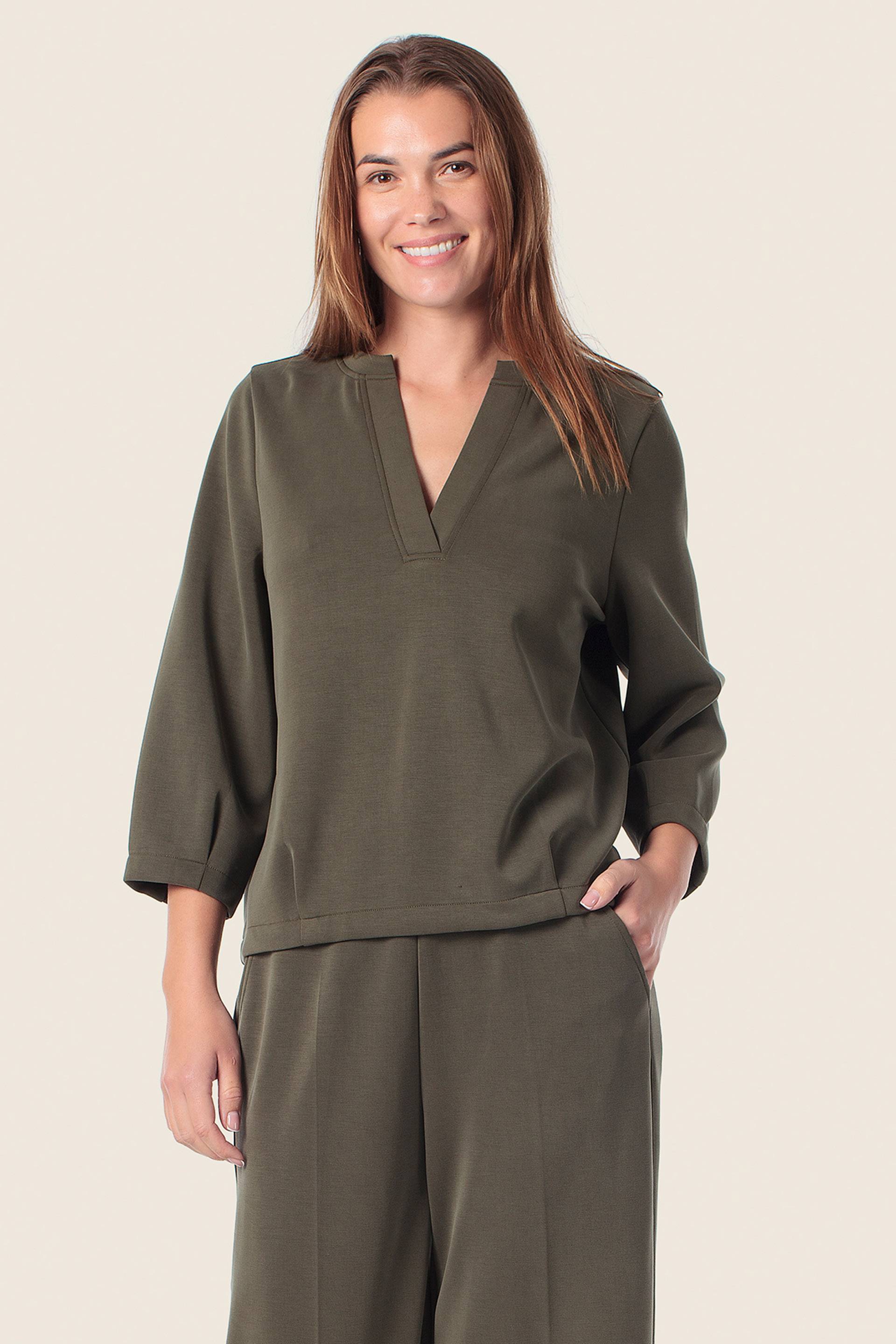 Leichtes Sweatshirt mit V-Ausschnitt von GERRY WEBER