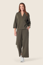 Leichtes Sweatshirt mit V-Ausschnitt von GERRY WEBER