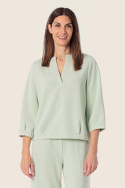 Leichtes Sweatshirt mit V-Ausschnitt von GERRY WEBER