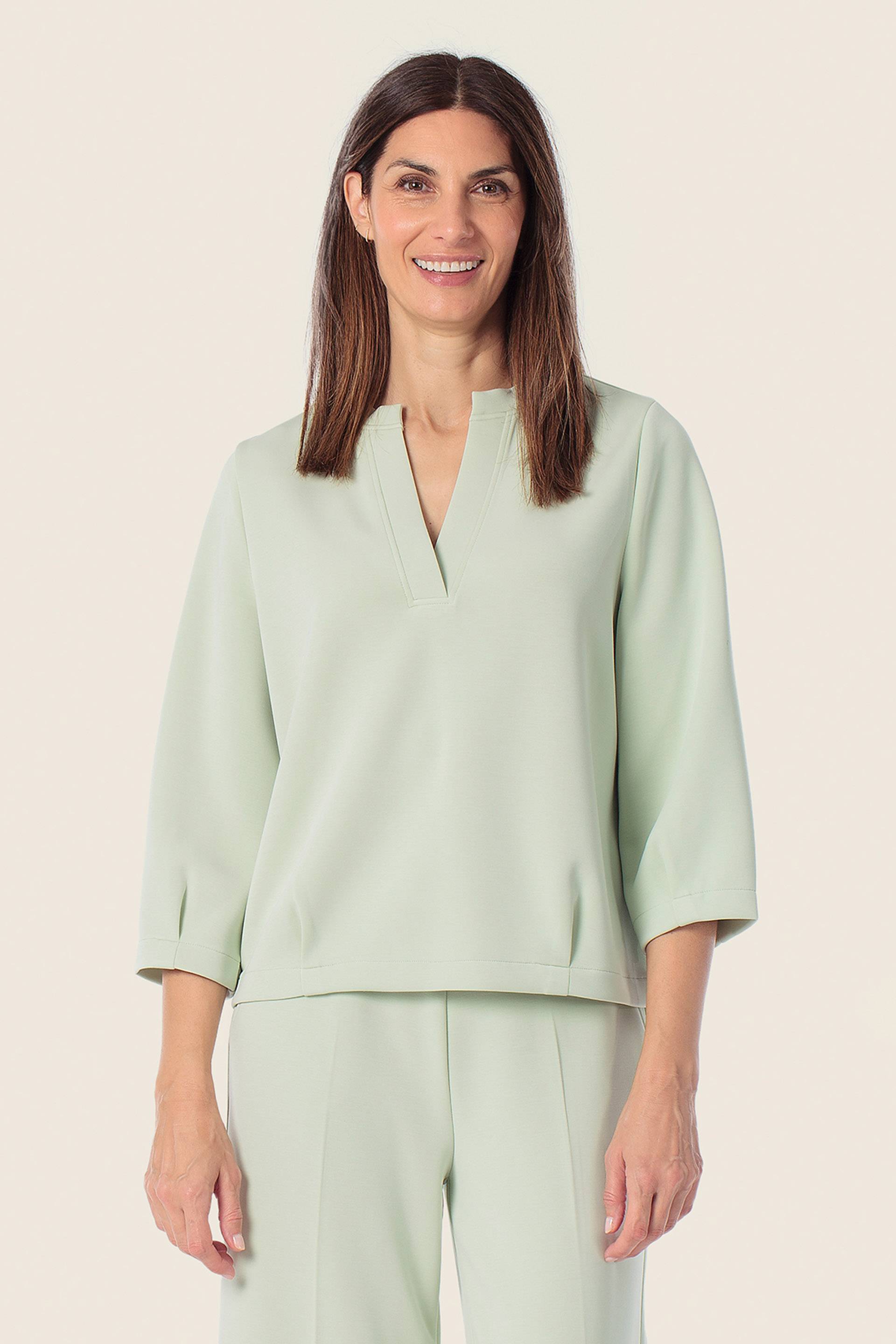 Leichtes Sweatshirt mit V-Ausschnitt von GERRY WEBER