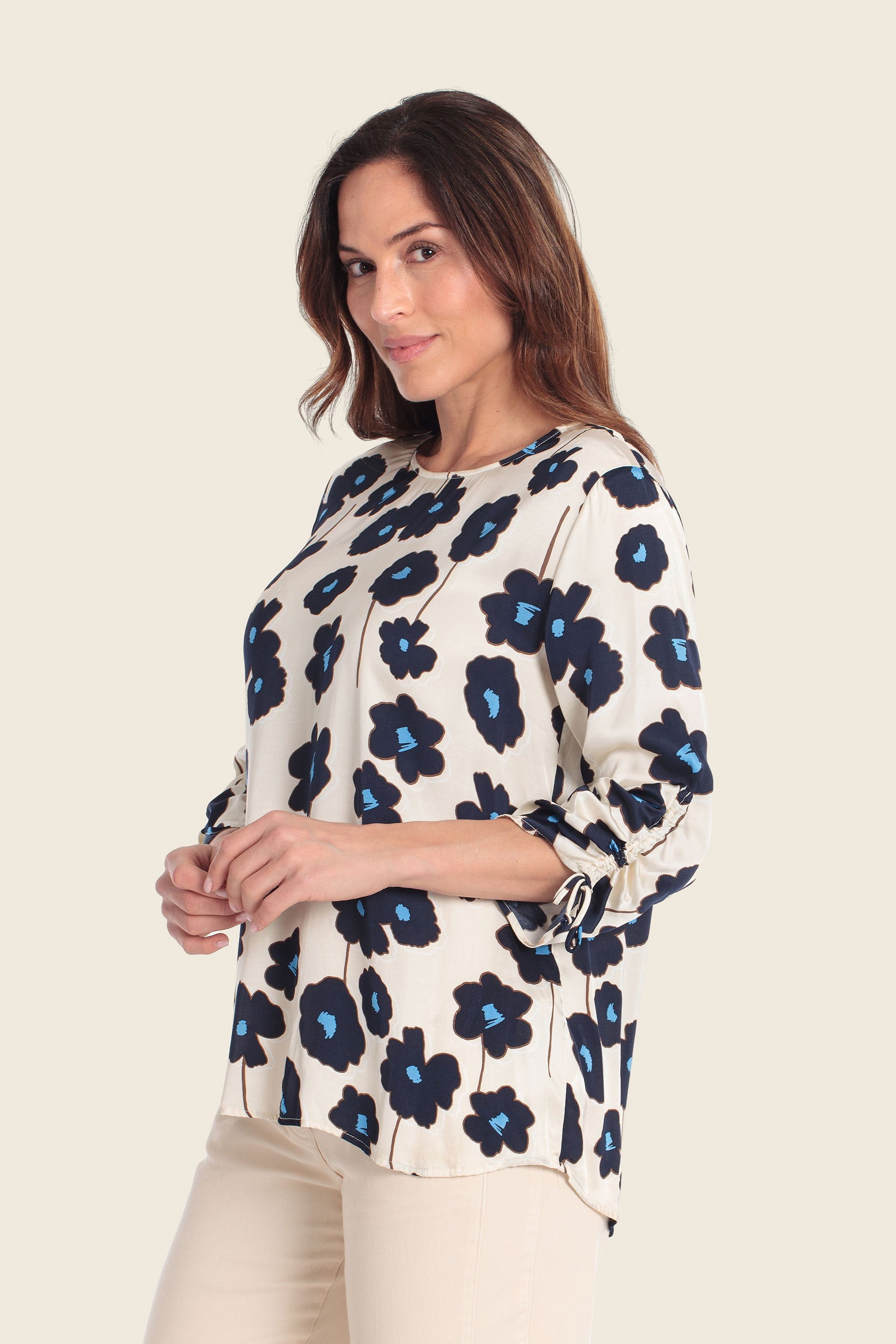 Langärmlige Bluse mit Print von GERRY WEBER