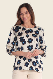 Langärmlige Bluse mit Print von GERRY WEBER