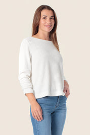 Langarmshirt mit Riffelmuster von GERRY WEBER