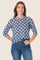 T-Shirt mit 3/4 Arm und Muster von GERRY WEBER