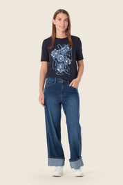 T-Shirt mit Blumen und Herzen von GERRY WEBER