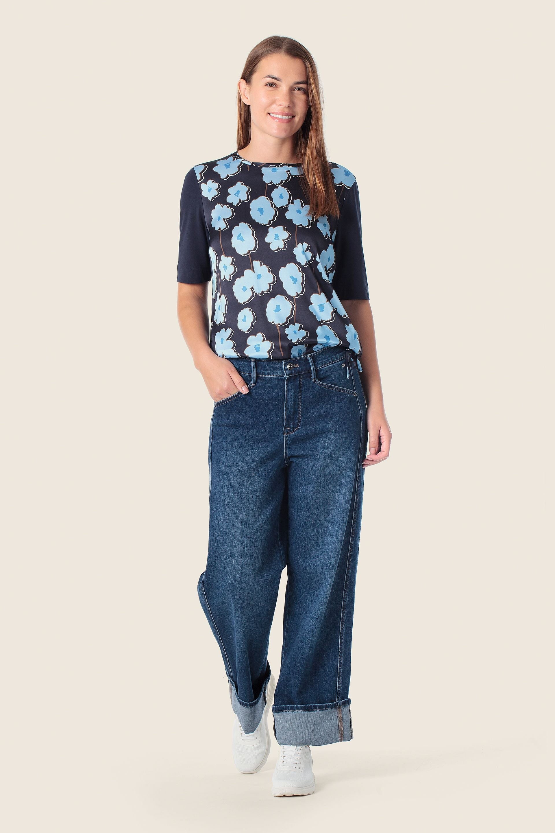 T-Shirt mit Blumenmuster von GERRY WEBER